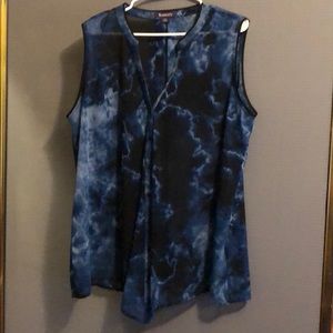 Sheer gorgeous sleeveless tunic